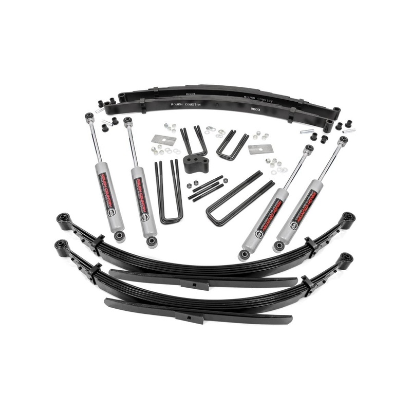 4 Inch Lift Kit | RR Springs | Dodge/Plymouth Ramcharger/Trailduster (74-77)
