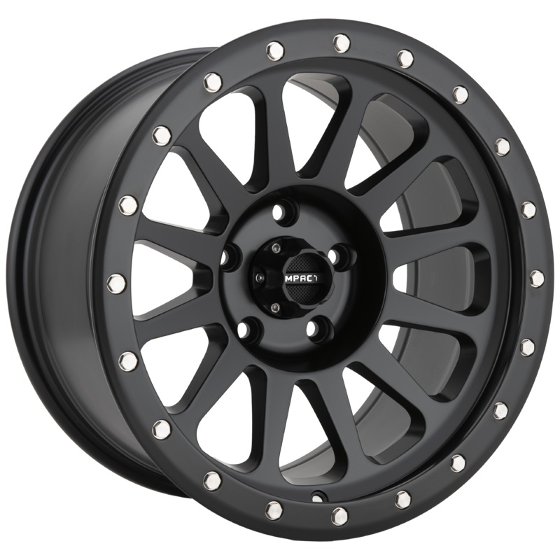 Impact Offroad 17X9 Offroad Wheel |5X127 PCD |-12mm Offset |79.5mm CB Satin Black Rims