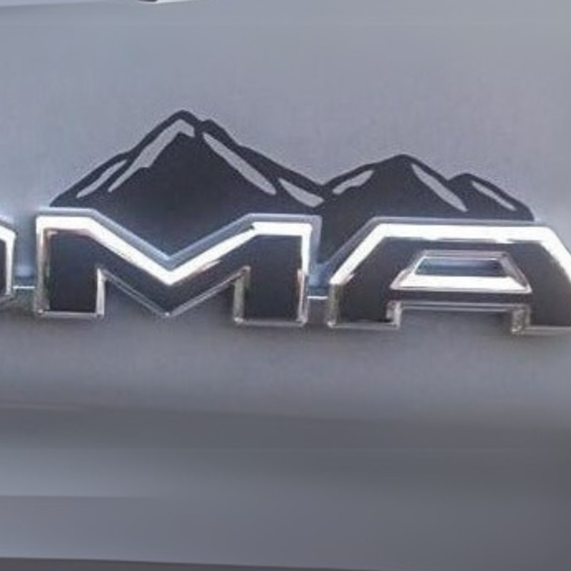 TVD Vinyl Decals Premium Cast Matte Black Vinyl Decal Mountains for Tacoma Doors (2016-2025)