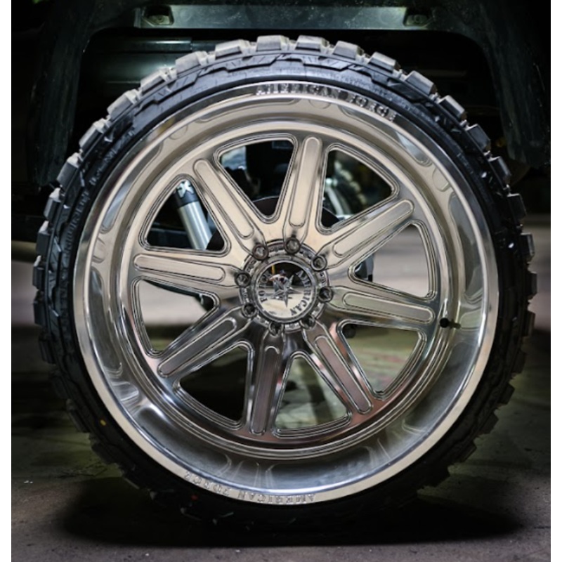 2019 Ram 2500 Laramie Megacab Cummins - American Force Peak Concave Wheels Pre-Mounted on Fury M/T Tires