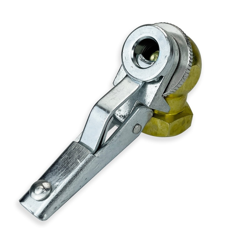 Closed Ball Foot Clip On Closed Air Chuck Tire Inflator Filler 1/4-inch FNPT by TYK Industries