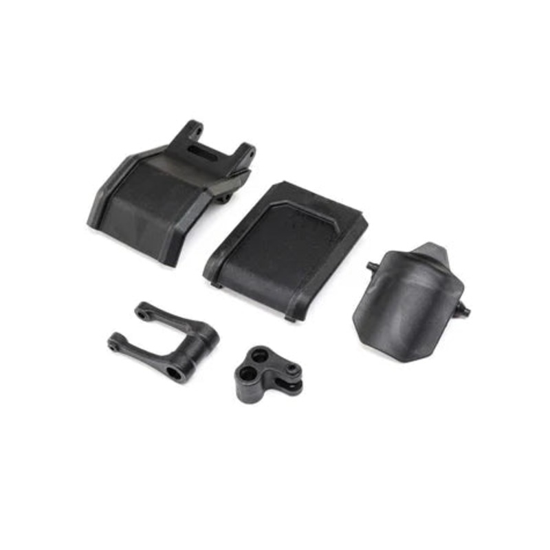 Losi Pull Rod, Knuckle & Skid Plates: PM-MX