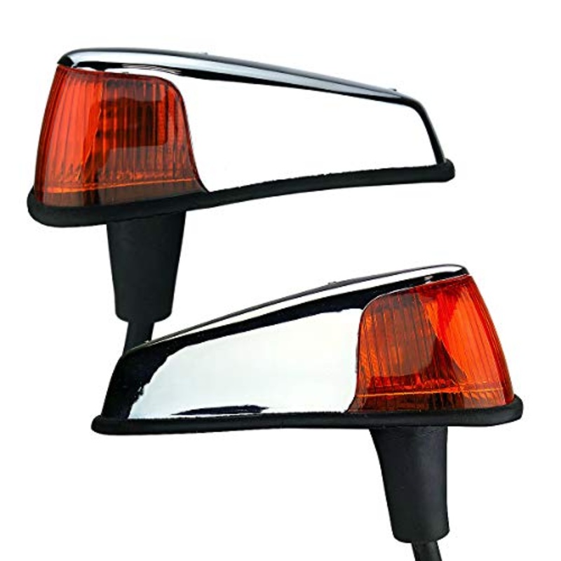 Pair of Front Turn Signal Amber Lens Assemblies that fit 1970-1979 Volkswagon Beetles by TYK Industries