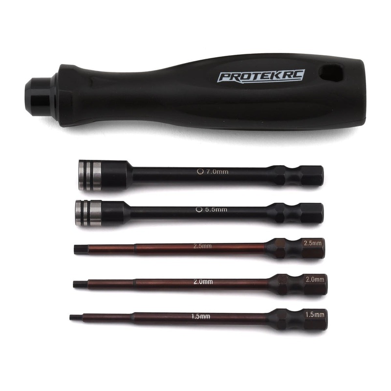 ProTek RC "TruTorque" 5-Piece 1/4" Drive Hex & Nut Driver Set