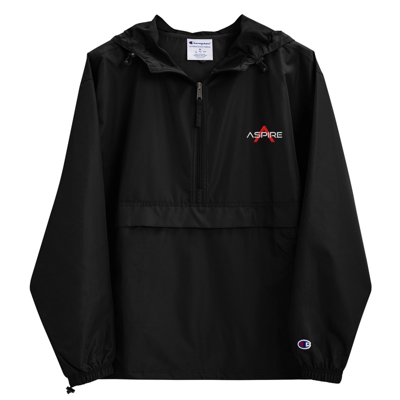 Aspire Embroidered Champion Packable Jacket