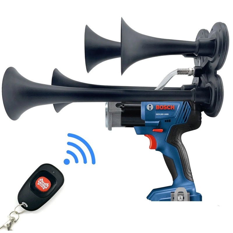 BossHorn Bosch Train Horn: Quad Air Horn