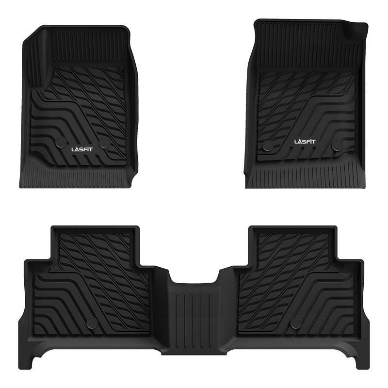 Fit for 2015-2022 GMC Canyon Custom Floor Mats TPE Material 1st & 2nd Row Seat, Fits Crew Cab ONLY