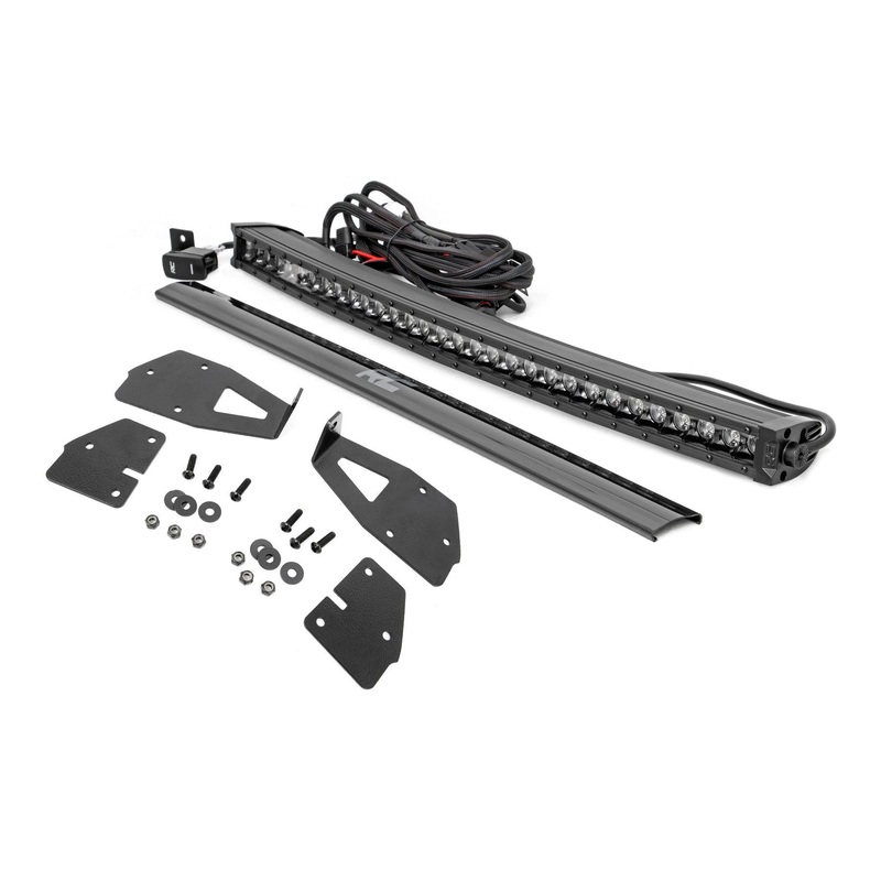 LED Light Kit | Grille Mount | 30" Black Single Row | White DRL | Ford Raptor (17-20)
