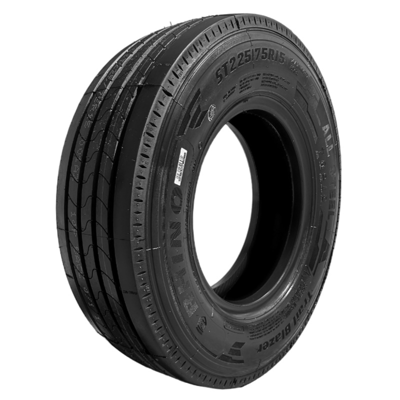 SET OF 4 RHINO TRAIL BLAZER ST225/75R15, G (14 Ply) Heavy Duty All Steel Trailer Tires