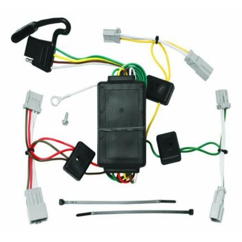 TEKONSHA Tow Ready T-One T-Connector Harness, 4-Way Flat, Compatible with Select Acura TSX : Honda Accord, Civic, Compatible with Mazda 3 : Mitsubishi Galant, Black