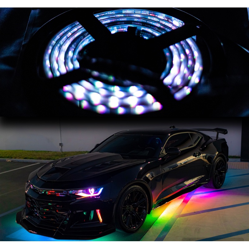 Universal RGB Under Glow Flow Series Kit with Bluetooth