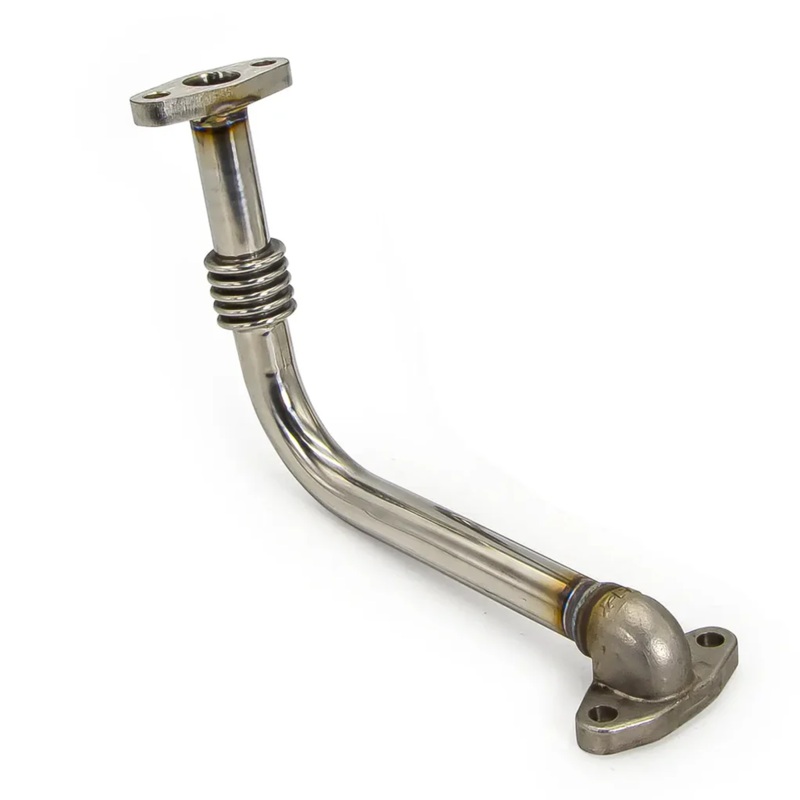 PPE 2001-2016 GM 6.6L Duramax 304 Stainless Steel Turbo Oil Return Pipes