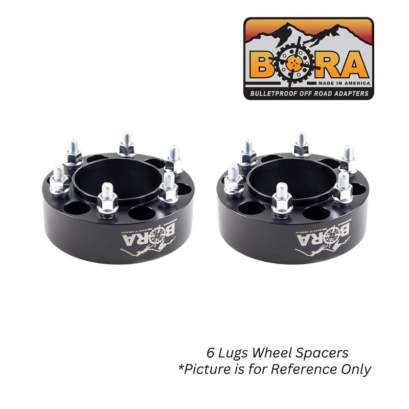 BORA 2004-2014 Chevrolet Colorado Aluminum 1" Wheel Spacers  (Bolt Pattern 6x139.7 / Hub Bore 100.5) (Sold by Pair)