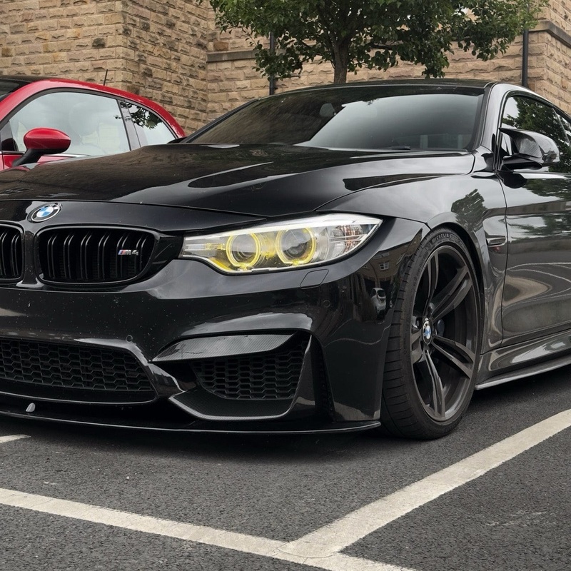 2018 - 2020 BMW M3 M4 F80 F82 F83 PRE LCI LED CSL Style Yellow DRL Boards