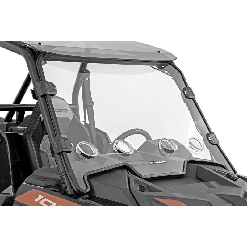 Vented Full Windshield | Scratch Resistant | Polaris RZR