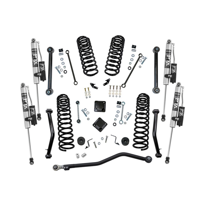 4" Dual Rate Coil Lift Kit w/ Fox 2.0 Res Shocks - 20-22 Gladiator - Non Mojave K196FX