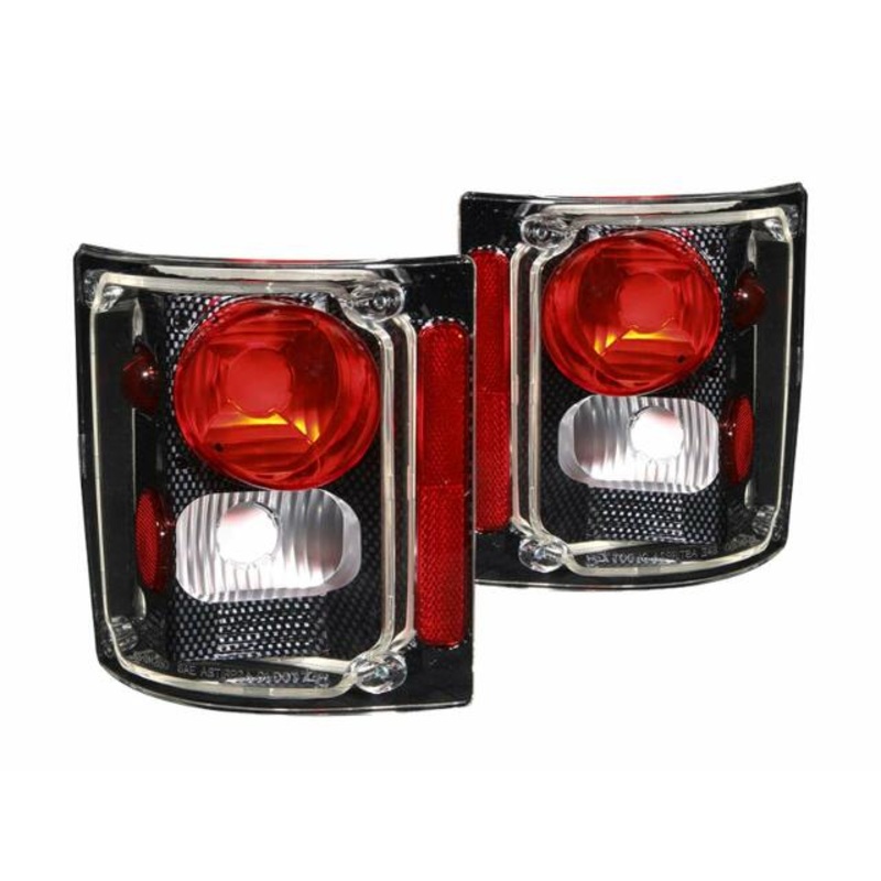Anzo USA 211015 Chevrolet Carbon Tail Light Assembly - (Sold in Pairs)