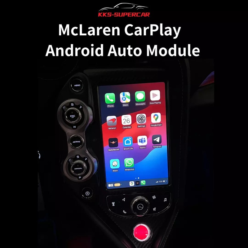 McLaren CarPlay & Android Auto Module  Compatible with 650S, 720S, MP4-12C, 570S, and More