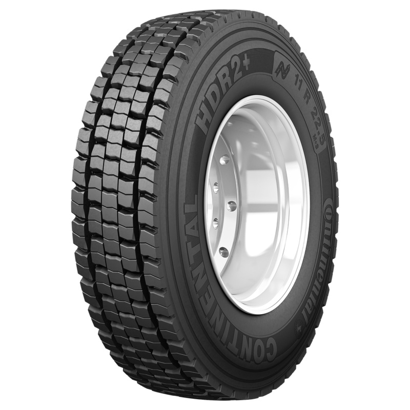 Set of 4 Tires 11R22.5 Continental HDR2+ Drive Open Shoulder 16 Ply L 149/146
