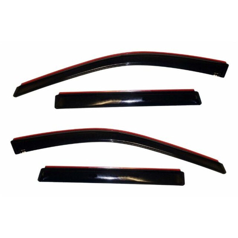 Auto Ventshade [AVS] In-Channel Ventvisor / Rain Guards | Compatible with -  Jeep Grand Cherokee (Will Not Compatible with L Model)- Smoke, 4 pcs. | 194252 2021