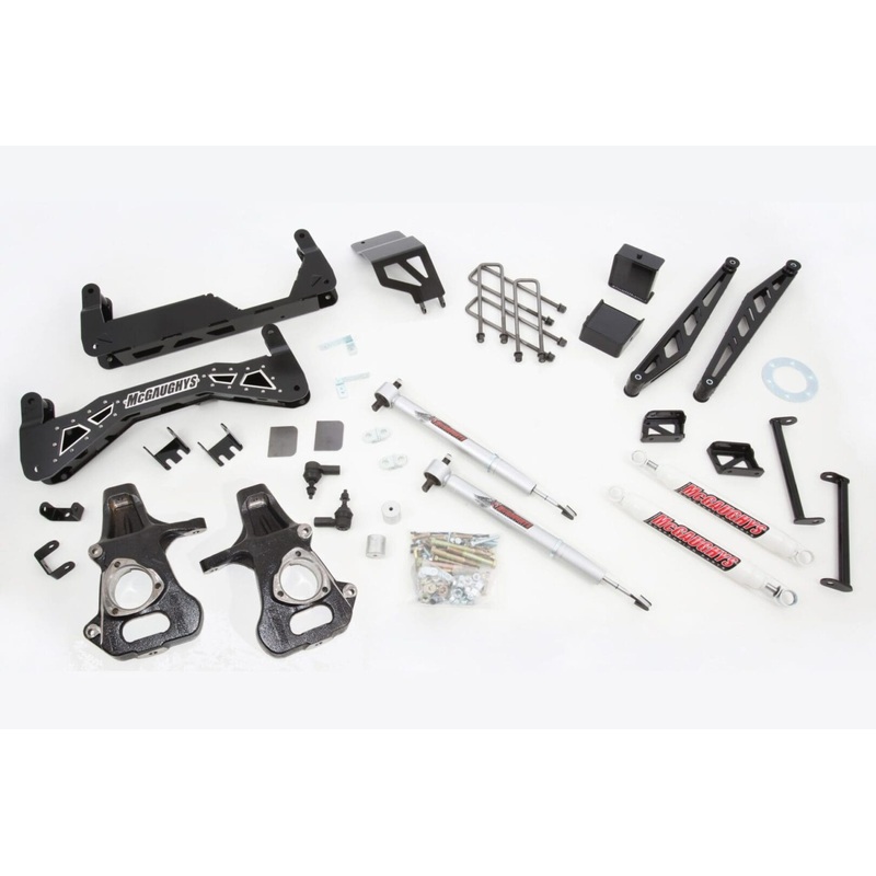 McGaughys - *7-9 Lift Kit (S/S Black) 2014-2018 GM Truck 1500, 2wd (#50776)
