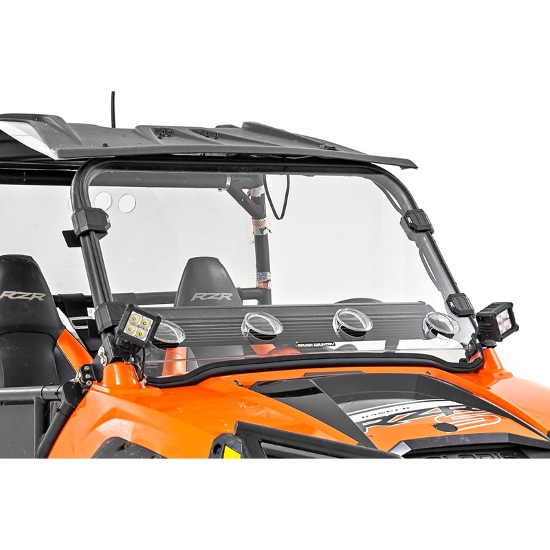 Vented Full Windshield | Scratch Resistant | Polaris Ranger RZR 4 800/RZR S 800