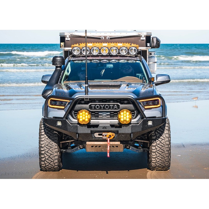 BACKWODDS 2016-2023 Toyota Tacoma 3rd Gen Hi-Lite Overland Front Bumper (Bull Bar)