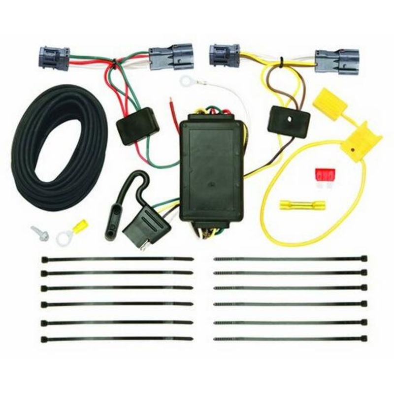Tow Ready 118501 T-One Connector Assembly Compatible with Hyundai Tucson , Black