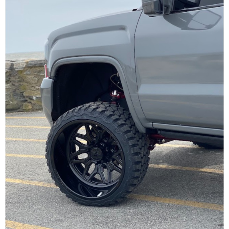 2016 GMC Sierra 2500 Denali HD Duramax - American Force Assault Concave Wheels Pre-Mounted on Fury M/T Tires