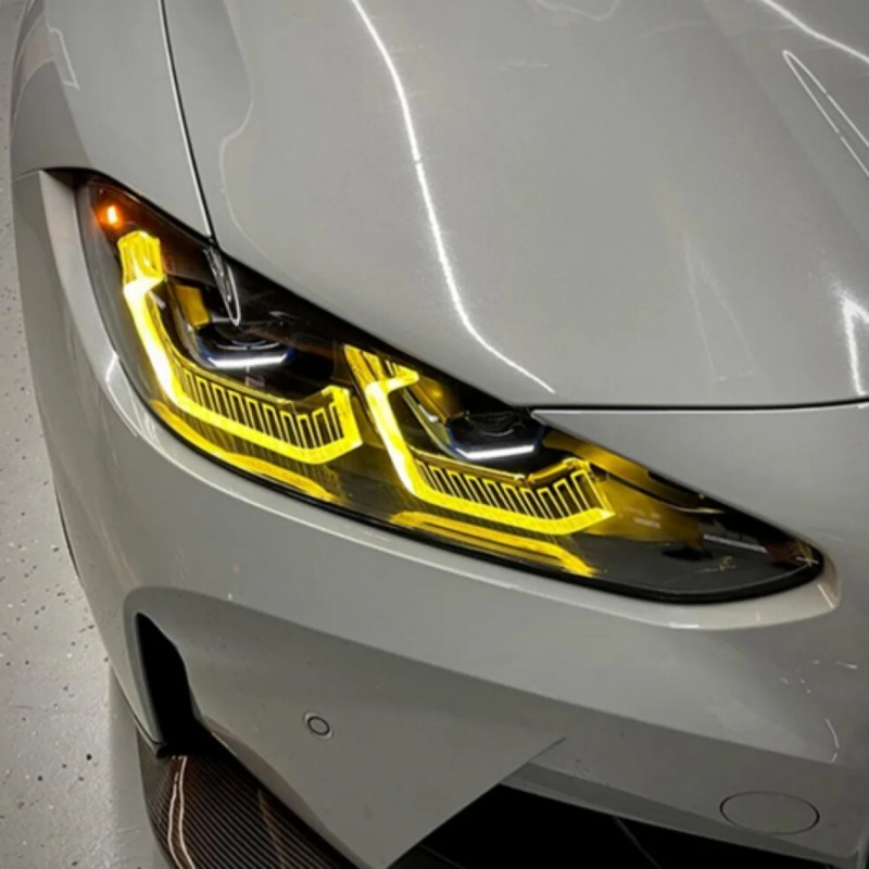 2021+ BMW M3/M4/4-Series CSL Style Headlights Yellow DRL Modules | G80/G82/G83/G22/G23/G26