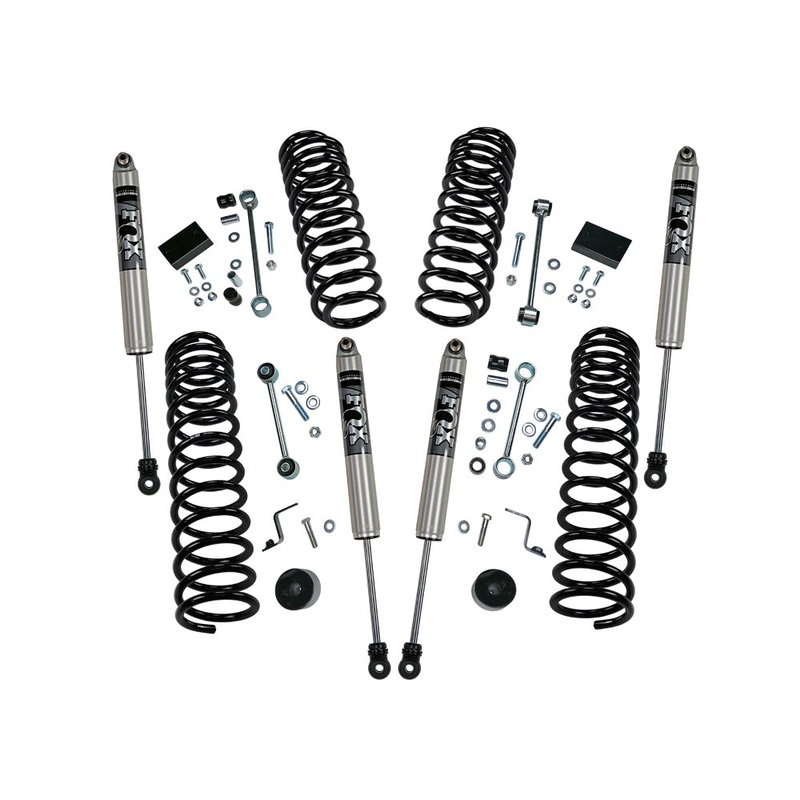 Dual Rate Coil 2.5" Lift Kit w/ Fox Shocks - 18-22 Wrangler JL - 4 door K183F