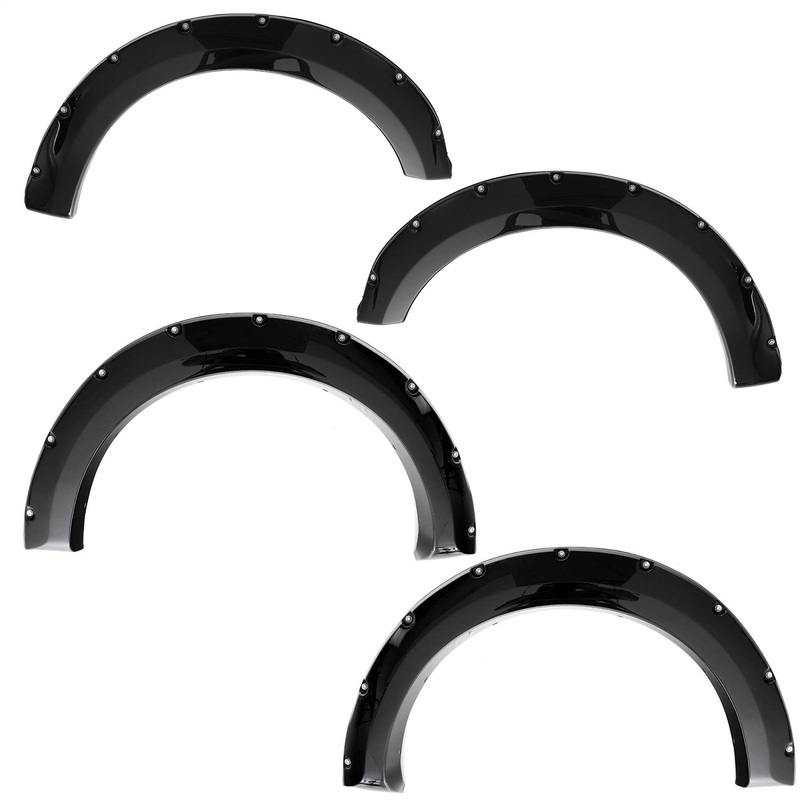 Smittybilt 17397-G1 M1 Color Fender Flares Shadow Black 2018 Ford F150