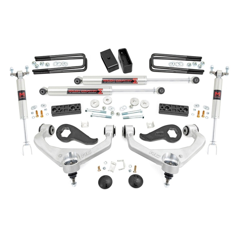 Rough Country 3 Inch Lift Kit UCAs M1 Fits Chevrolet/GMC 3500 2/4WD 2020-2024