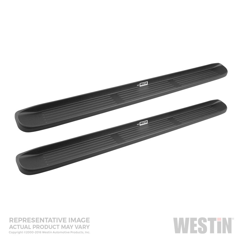 Westin 27-0020 Molded Running Boards Unlighted 93 in. Black Pair