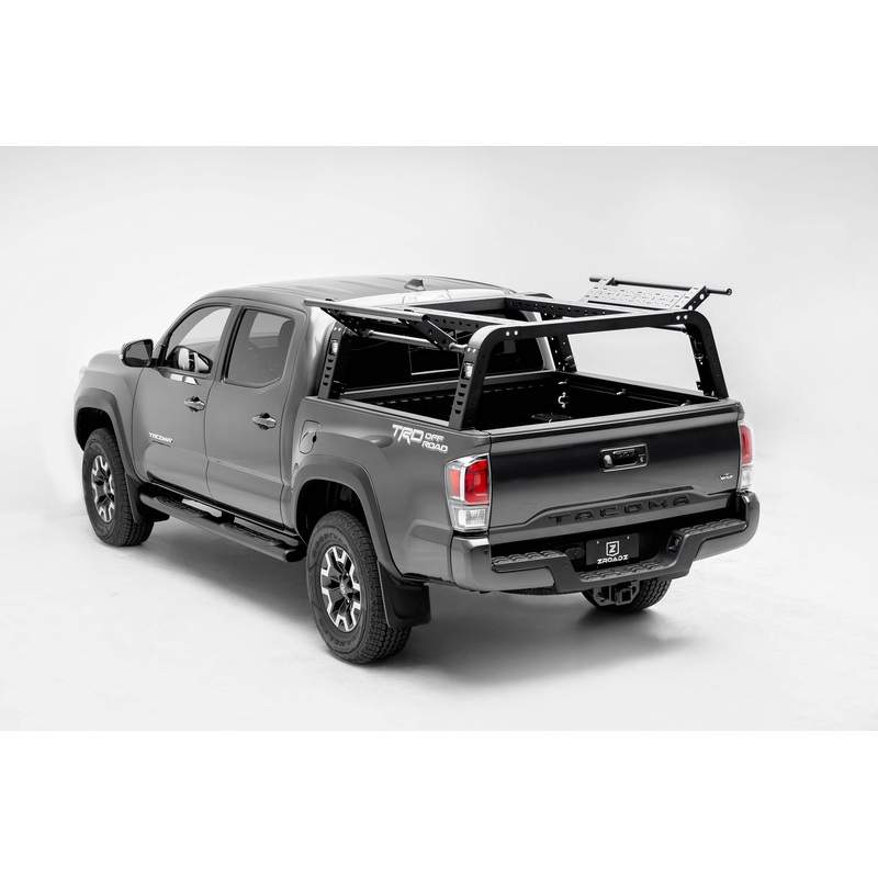 ZROADZ Z839101 Black Mild Steel Aluminum Overland Access Rack Fits 2016-2023 Toyota Tacoma
