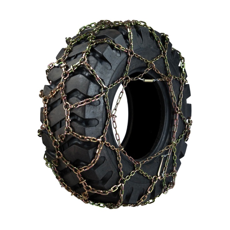 14.00-24 Quality Chain Loader-Grader DRQ Diamond Pattern Alloy (With Out Wear Bar) - 10MM - 1 Pair