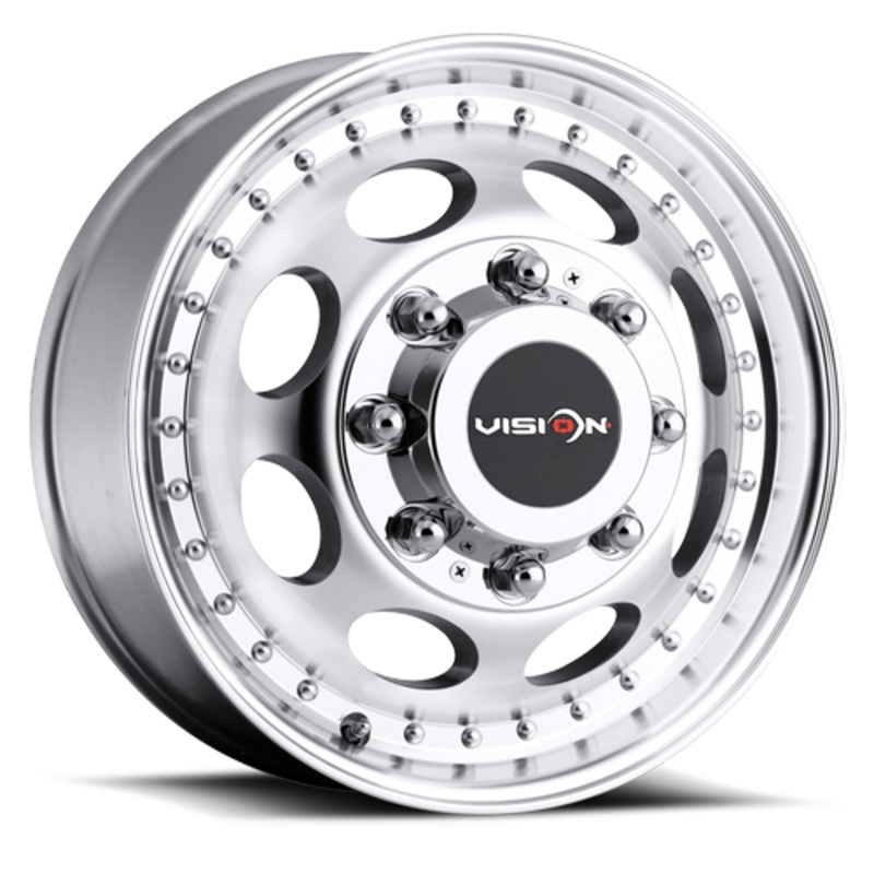 19.5x6.75 Vision Machined Front 1984-1997 F350