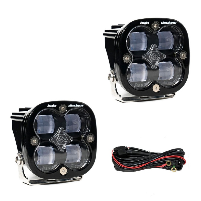 BAJA DESIGNS Squadron SAE LED Auxiliary LED Fog Light Pod Pair - Universal