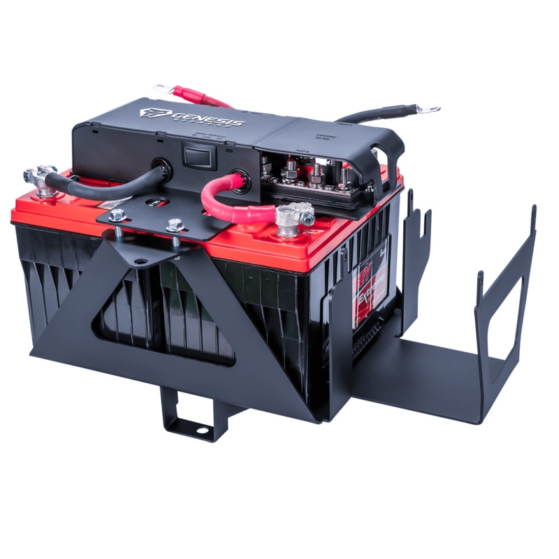 Genesis Offroad Dual Battery System for Jeep Wrangler JK (2007-2018)