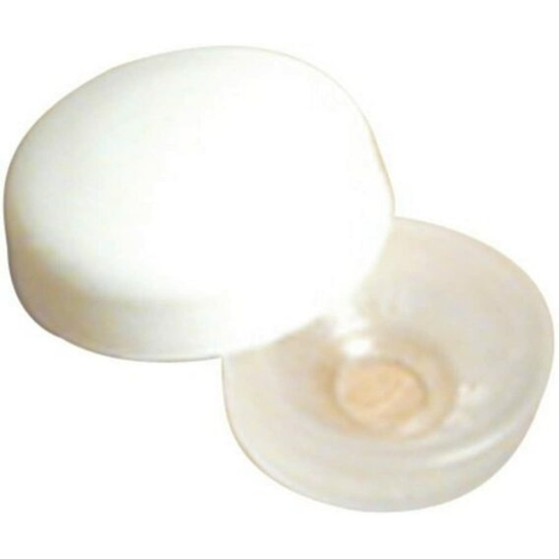 RV Designer H601 Screw Covers - White, Pack of 14