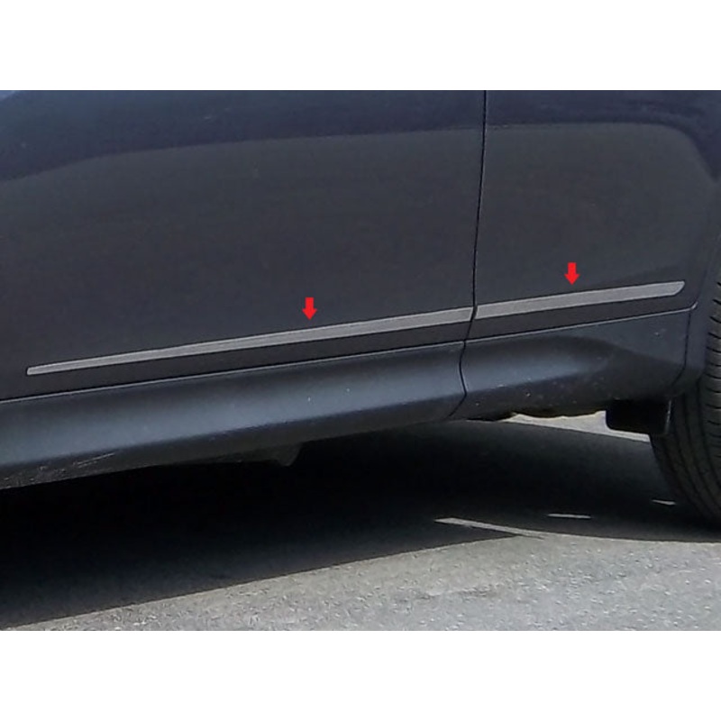 Toyota Rav4 2013-2018, 4-door, SUV (4pc Stainless Steel Body Side Molding Accent) AT13180 QAA