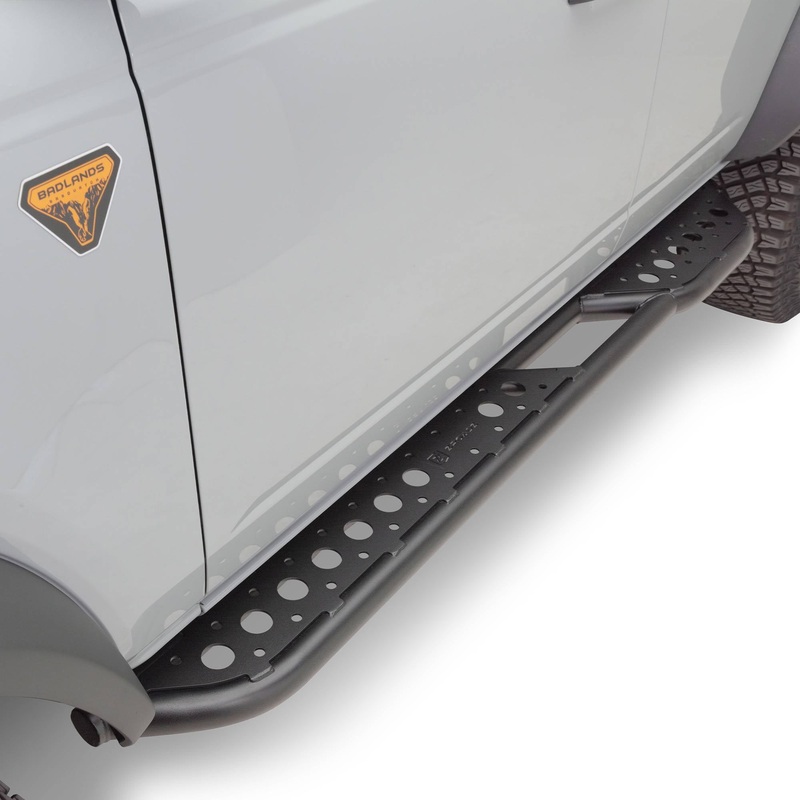 ZROADZ Z745401 Black Mild Steel TrailX.R1 Sliders Fits 2021-2024 Ford Bronco 4Dr.