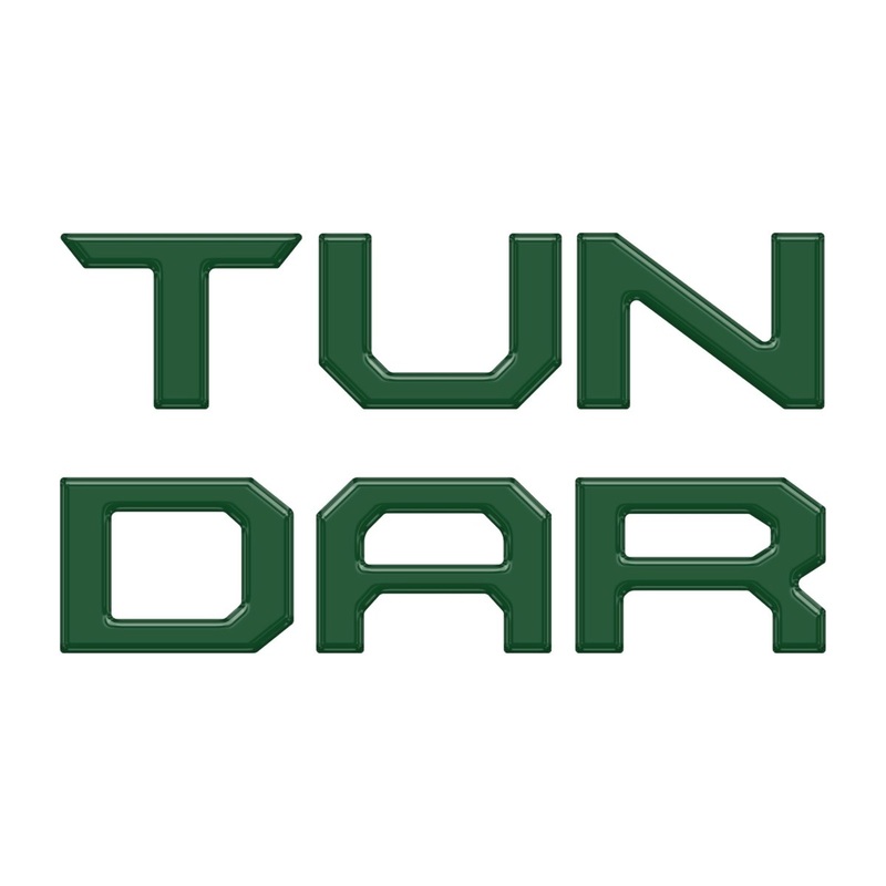 Tufskinz "TUNDRA" Tailgate Letter Inserts for Tundra (2014-2021)