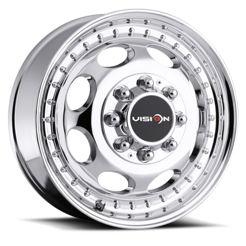 17x6.5 Vision Chrome Front 8x200 2005-Present F350 DRW