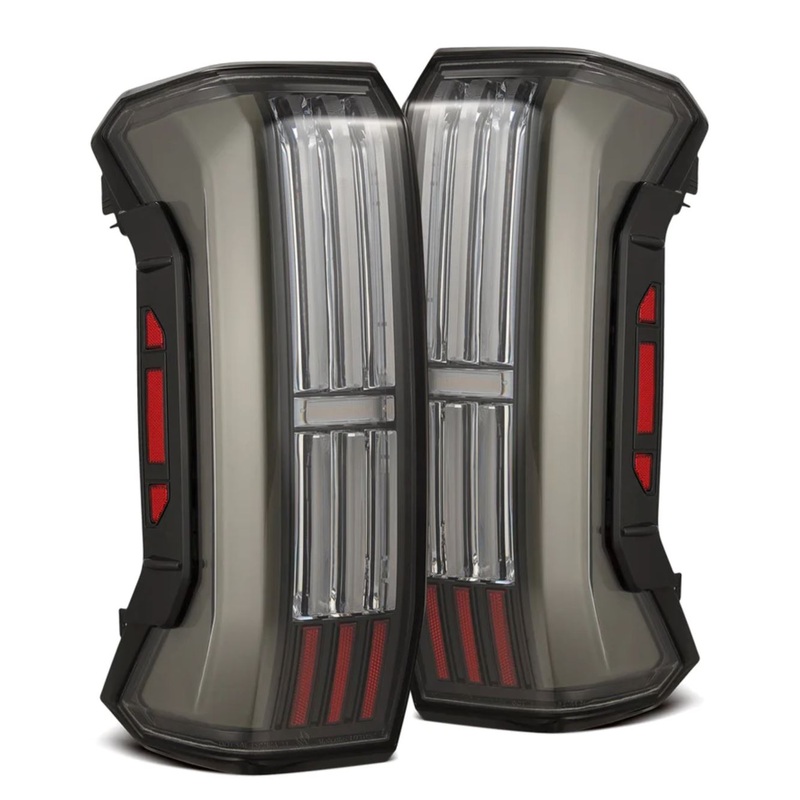 ALPHAREX 2022-2024 Toyota Tundra NOVA-Series Prismatic LED Tail Lights Black