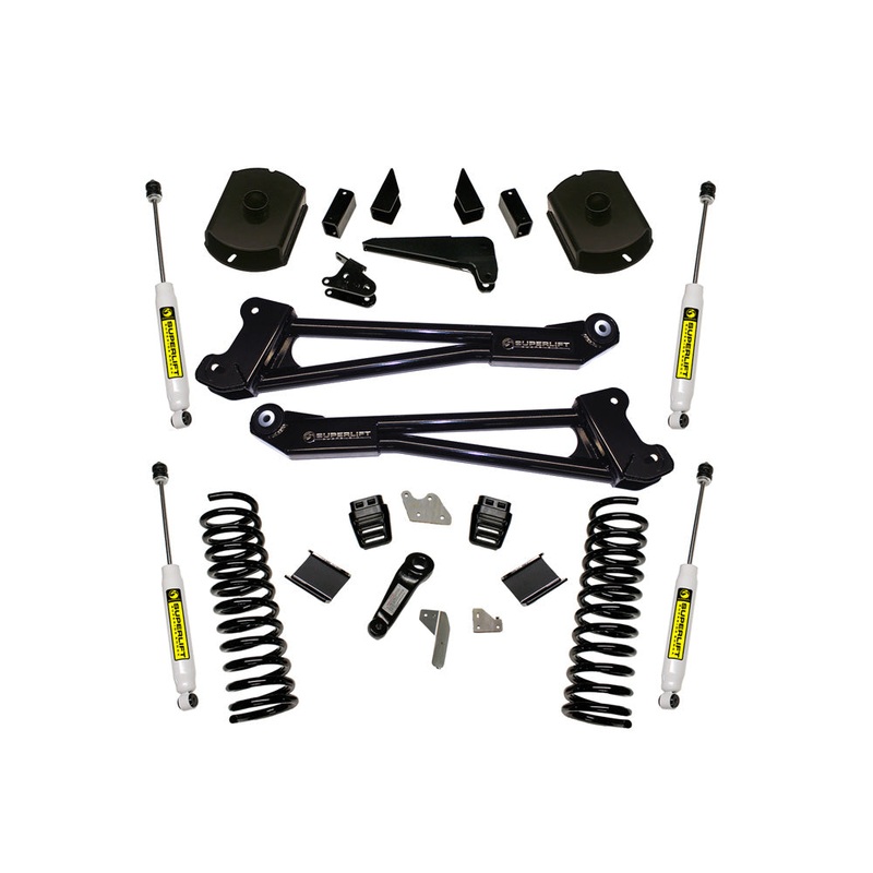 4" Lift Kit - 14-18 Ram 2500 4WD - Diesel - Replacement Radius Arms w/ SL Shocks K125