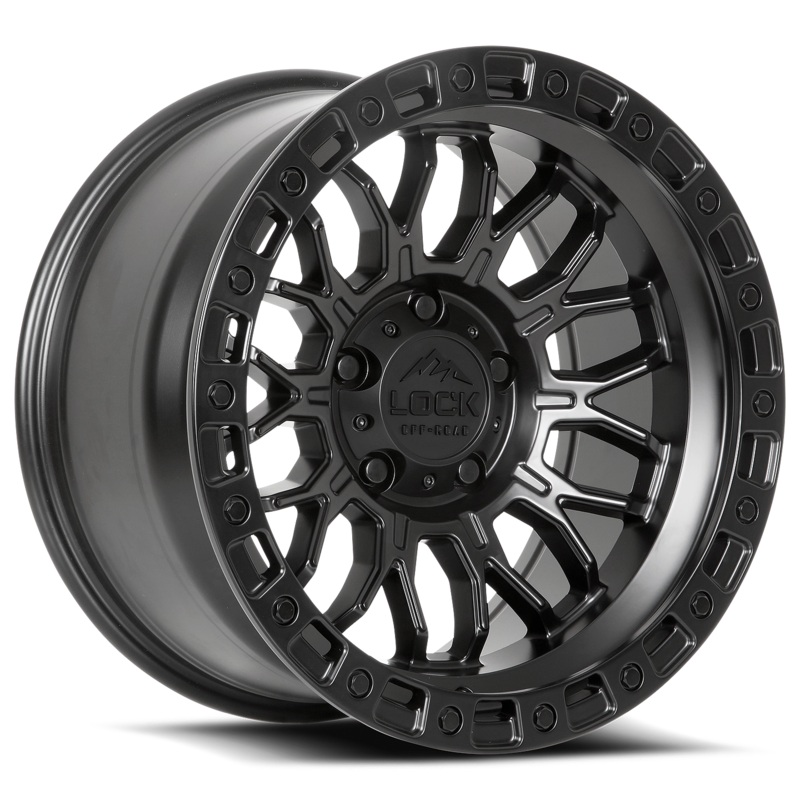 Lock Off-Road Combat Wheels (Matte Black)