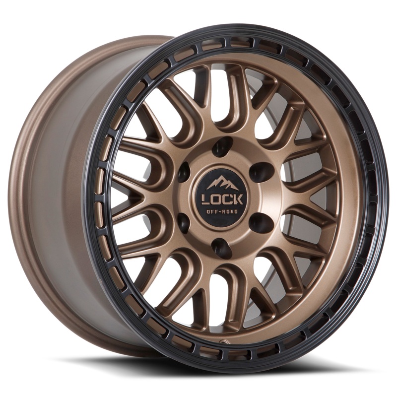 Lock Off-Road Onyx Wheel (Matte Bronze)