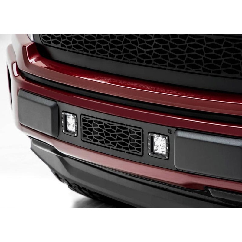 T-REX Grilles Z425711 Black Mild Steel Laser Cut Pattern Bumper Grille Fits 2018-2020 Ford F-150 Limited F-150 Lariat