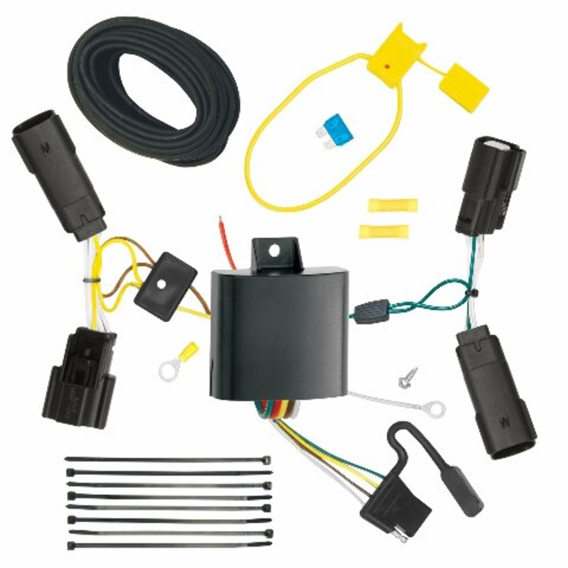 Tekonsha T-One T-Connector Harness, 4-Way Flat, Compatible with Select Ford Fusion